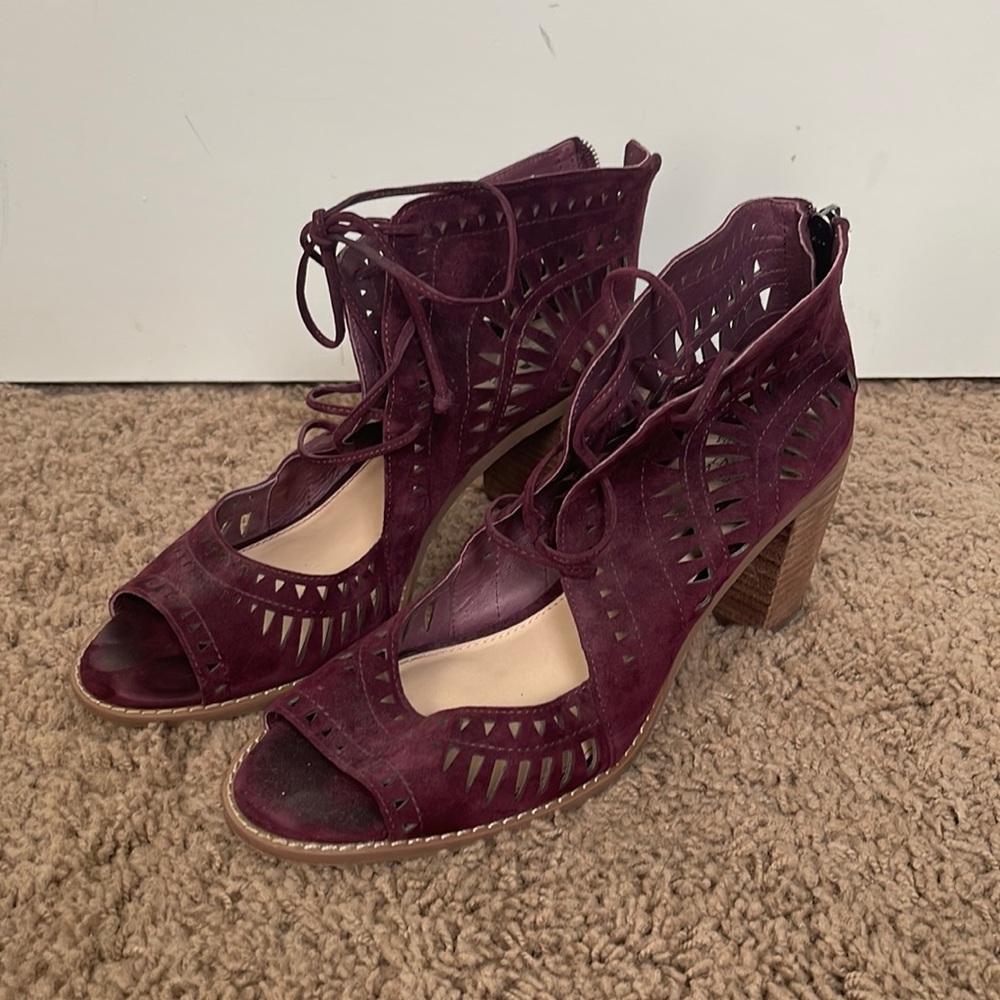 Lace up heels